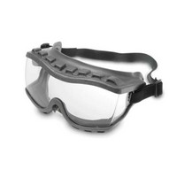 Honeywell S3815 Uvex Strategy Indirect Vent Over The Glasses Goggles With Gray Light Weight Soft Frame, Clear Uvextra Anti-Fog L